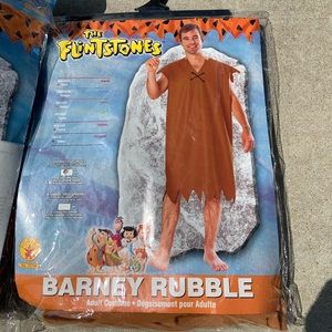 Men’s Barney Rubble Flinestone Costume size Medium